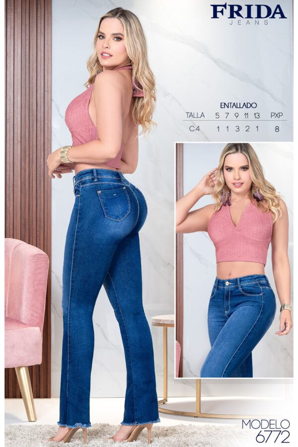 pantalón frida acampanado modelo 6772